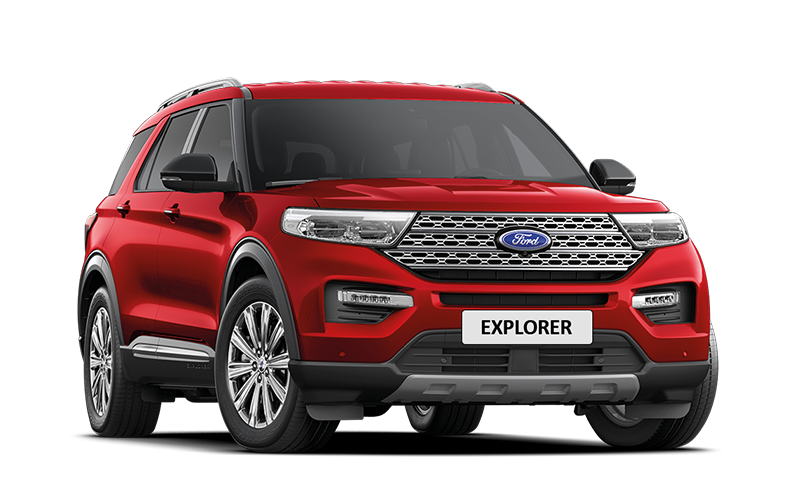 Ford Explorer - Màu Đỏ